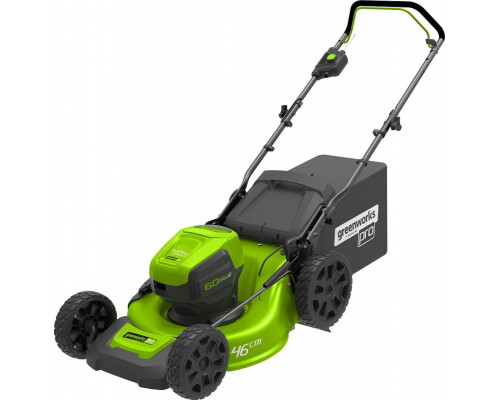 Аккумуляторная бесщеточная газонокосилка Greenworks GD60LM46HP 2502807 Аккумуляторная бесщеточная газонокосилка Greenworks GD60LM46HP 2502807