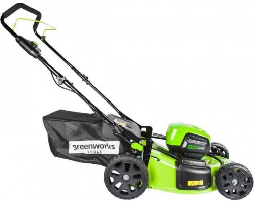 Аккумуляторная бесщеточная газонокосилка Greenworks GD60LM46HP 2502807 Аккумуляторная бесщеточная газонокосилка Greenworks GD60LM46HP 2502807