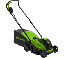 Аккумуляторная бесщеточная газонокосилка Greenworks GD24LM33K4 24V 2516107UB