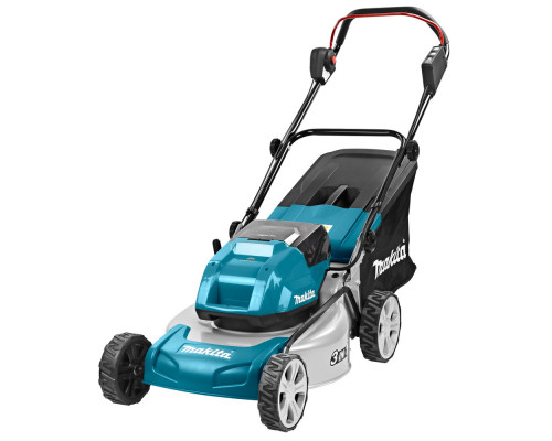 Аккумуляторная газонокосилка Makita LXT DLM 460 PT2 Аккумуляторная газонокосилка Makita LXT DLM 460 PT2