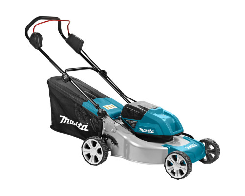 Аккумуляторная газонокосилка Makita LXT DLM 460 PT2 Аккумуляторная газонокосилка Makita LXT DLM 460 PT2