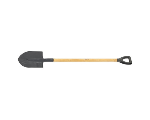 Лопата штыковая,  деревянный лакированный черенок Сибртех 61457