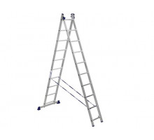Лестница двухсекционная STAIRS алюминиевая 10 ступеней AL 210