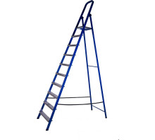 Стальная стремянка с алюминиевыми ступенями STAIRS 10 ступеней CS 10