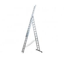 Универсальная усиленная трехсекционная лестница STAIRS 15 ступеней ALP315
