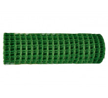 Решетка заборная в рулоне, 1,8 х 25 м, ячейка 90 х 100 мм, пластиковая, зеленая Сибртех 64541