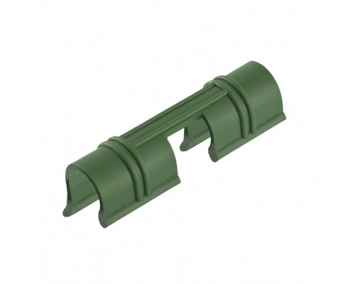 Универсальные зажимы для крепления к каркасу парника D 12 мм, 20 шт в упаковке, зеленые PALISAD 64429