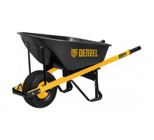 Тачка строительная, усиленная, объем 140 л, 230 кг, колесо 15х6.00-6 Denzel 68999