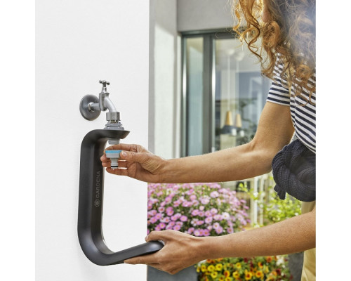 Набор Gardena: текстильный шланг Liano 1/2", 10 м + держатель для шлангов TapFix 18596-20.000.00 Набор Gardena: текстильный шланг Liano 1/2", 10 м + держатель для шлангов TapFix 18596-20.000.00
