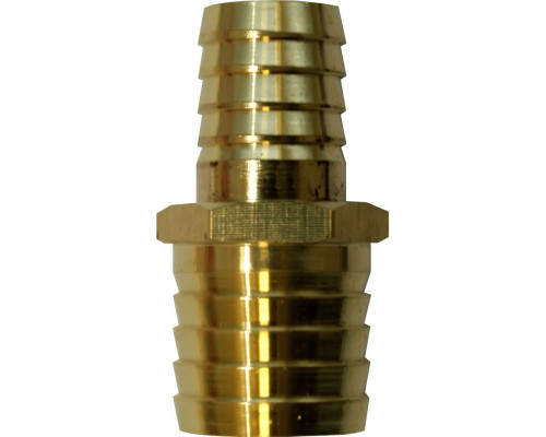 Адаптер соединитель шлангов ёлочка (25 - 19 мм; латунь) QUATTRO ELEMENTI 771-923