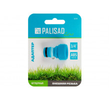 Адаптер пластмассовый 3/4, внешняя резьба PALISAD LUXE 65761