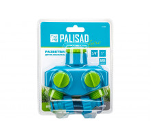 Разветвитель 2-х канальный с внутренней резьбой 3/4"-1" PALISAD LUXE 65786