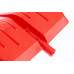 Лопата для уборки снега пластиковая, красная, 400 х 420 мм, без черенка Сибртех 616175