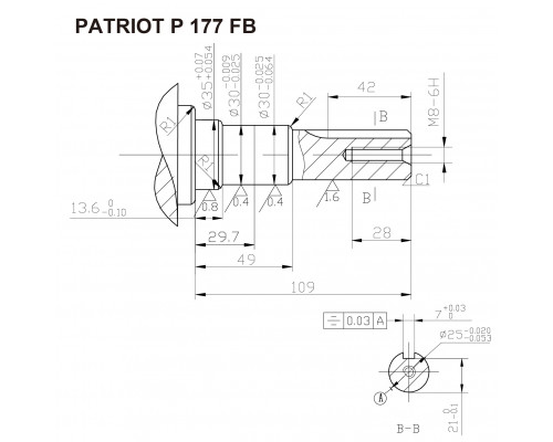 Двигатель Patriot P177FB  470108125