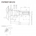 Двигатель Patriot SR 210  470108116  470108116