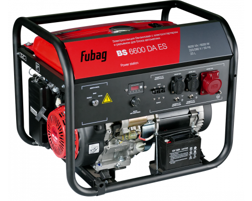 Бензиновая электростанция FUBAG BS 6600 DA ES 838799