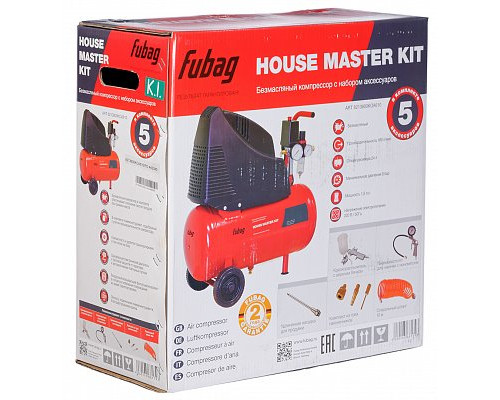 Компрессор Fubag House Master Kit + 5  предметов 646029