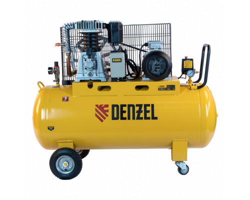 Компрессор воздушный, ременный привод Denzel BCI4000-T/200  58124
