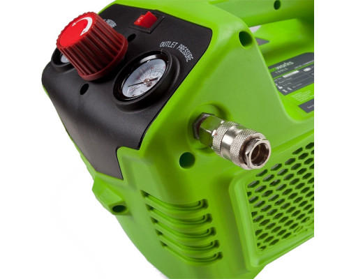 Аккумуляторный компрессор без АКБ и ЗУ Greenworks G24WL, 24V 4100302 Аккумуляторный компрессор без АКБ и ЗУ Greenworks G24WL, 24V 4100302