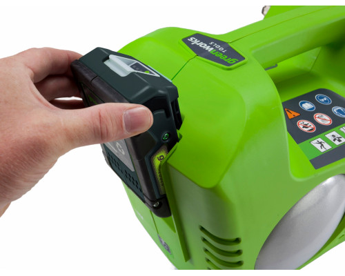 Аккумуляторный компрессор без АКБ и ЗУ Greenworks G24WL, 24V 4100302 Аккумуляторный компрессор без АКБ и ЗУ Greenworks G24WL, 24V 4100302