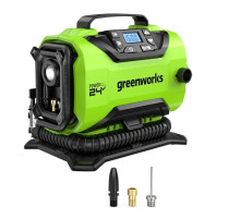 Аккумуляторный компрессор без АКБ и ЗУ Greenworks ACG301 24V / 12V (от сети автомобиля) 3400807
