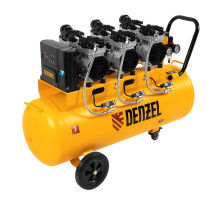 Компрессор безмасляный, малошумный Denzel DLS 2250/100 58029