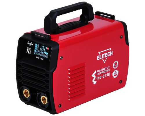 Сварочный инвертор Elitech АИС 180Д (MMA) E1703.012.00 Сварочный инвертор Elitech АИС 180Д (MMA) E1703.012.00