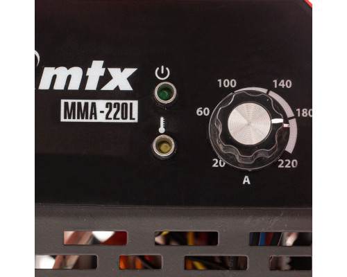 Аппарат инверторный дуговой сварки MTX MMA-220L 94385