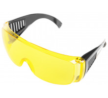 Очки защитные CHAMPION с дужками желтые   C1008