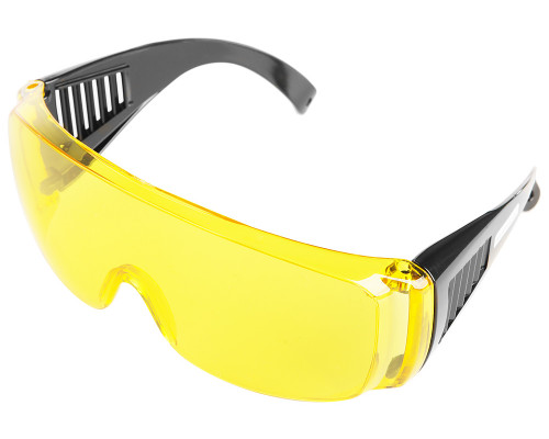 Очки защитные CHAMPION с дужками желтые   C1008