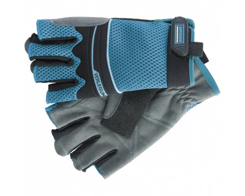 Перчатки комбинированные облегченные, открытые пальцы Aktiv, L GROSS 90316