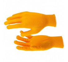 Перчатки нейлон, 13 класс, оранжевые, XL.