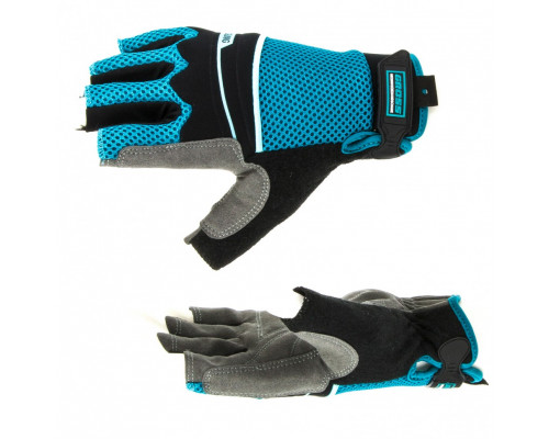 Перчатки комбинированные облегченные, открытые пальцы, Aktiv, М. GROSS