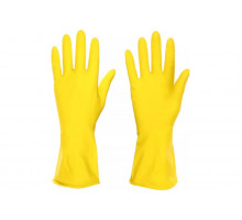 Резиновые перчатки VETTA желтые, L 447-006