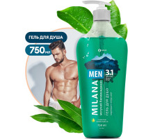 Гель для душа GRASS "Milana MEN" Могучий Килиманджаро с маслом лемонграсса 750 мл 125782