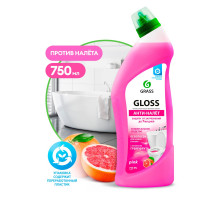 Гель чистящий для ванны и туалета GRASS "Gloss pink" 750 мл 125543