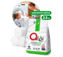 Средство для стирки порошкообразное GRASS "ALPI Expert" для белого белья 2,5 кг 125399