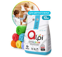 Средство для стирки порошкообразное GRASS Alpi для цветного белья 10 кг 125392