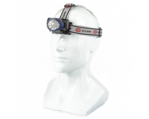 Фонарь наголовный, светодиодный, 3 режима, 10 LeD, 3 х ААА STERN 90562 Фонарь наголовный, светодиодный, 3 режима, 10 LeD, 3 х ААА STERN 90562