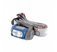 Фонарь наголовный Sport, ABS пластик, CREE XP-E LED 3 Вт 120 Лм + 3 эко LED, 3 х ААА STERN 90569