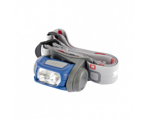 Фонарь наголовный Sport, ABS пластик, CREE XP-E LED 3 Вт 120 Лм + 3 эко LED, 3 х ААА STERN 90569