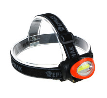 Фонарь налобный ЕРМАК 5 Вт COB LED, 3xAAA 198-056