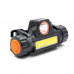 Фонарь налобный Следопыт Спектр, 1 LED и 1 COB, аккум. 220В, USB, PF-PFL-HL42