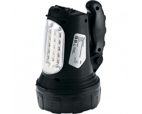 Фонарь поисковый, многофункциональный, аккумуляторный, 1+ 15 LED STERN 90534