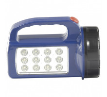 Фонарь поисковый, 1 W + 12LED, 3 х АА STERN 90538