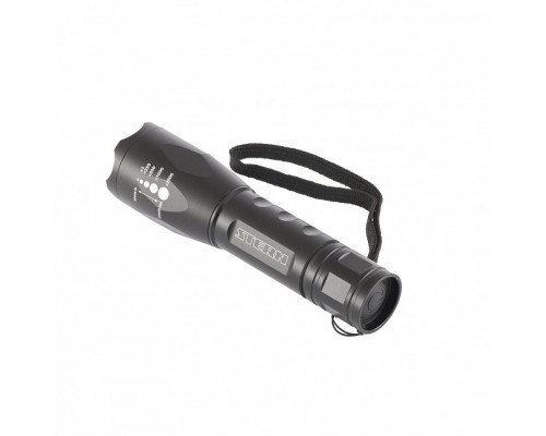 Фонарь, CREE LED 3 W, зум, 3 режима 100 %-50 %-строб, ремешок, 160 Лм, 200 м, 3 х ААА STERN 90581
