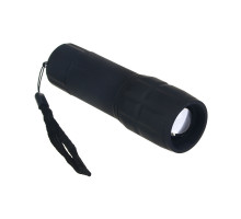 Фонарь с фокусировкой ЕРМАК 1LED, 3хААА, 11,5х3 см резинопластик 198-022