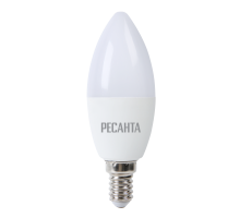 Лампа светодиодная РЕСАНТА LL-R-C37-7W-230-3K-E14 76/1/5