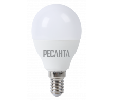 Лампа светодиодная РЕСАНТА LL-R-G45-7W-230-3K-E14 76/1/6