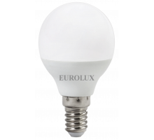 Лампа светодиодная EUROLUX LL-E-G45-7W-230-2,7K-E14 76/2/5